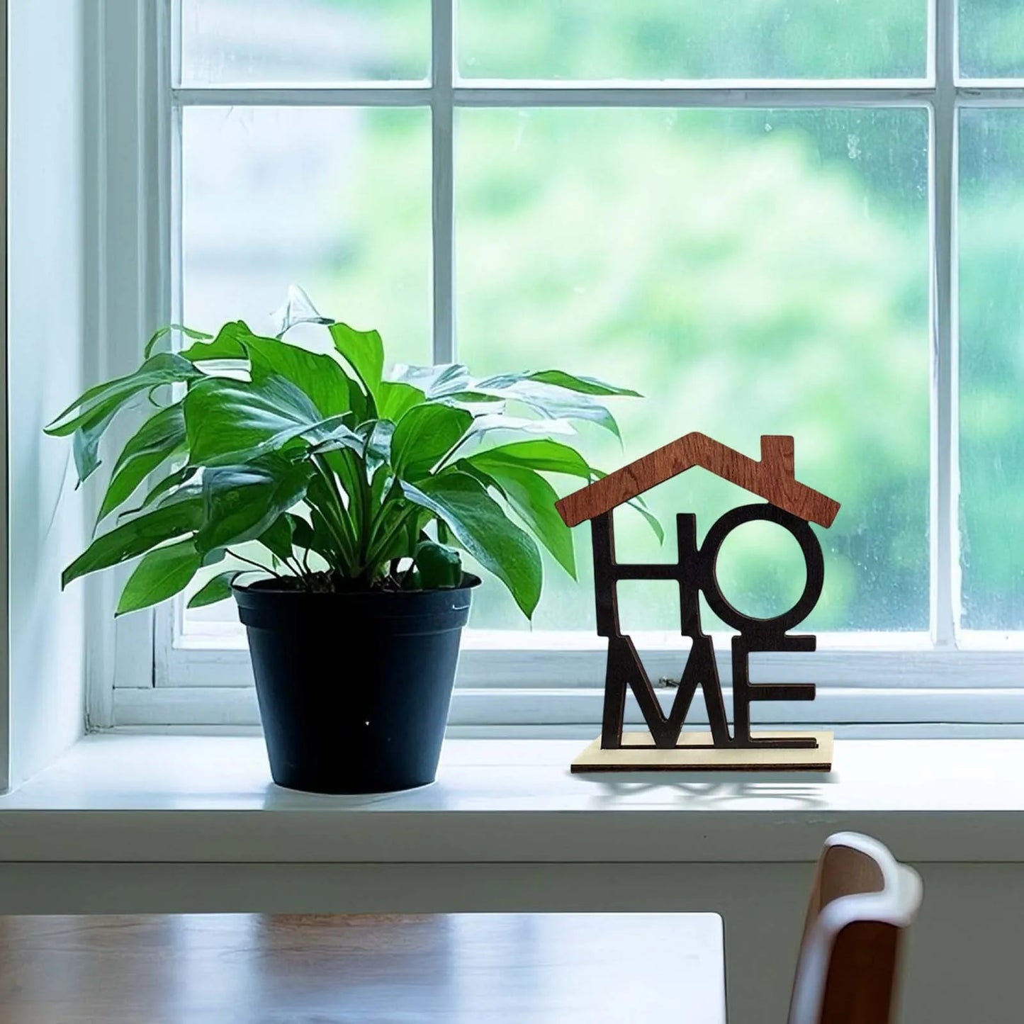 Wooden Letter Sign - Inspirational Home Decor for Shelves & Tables