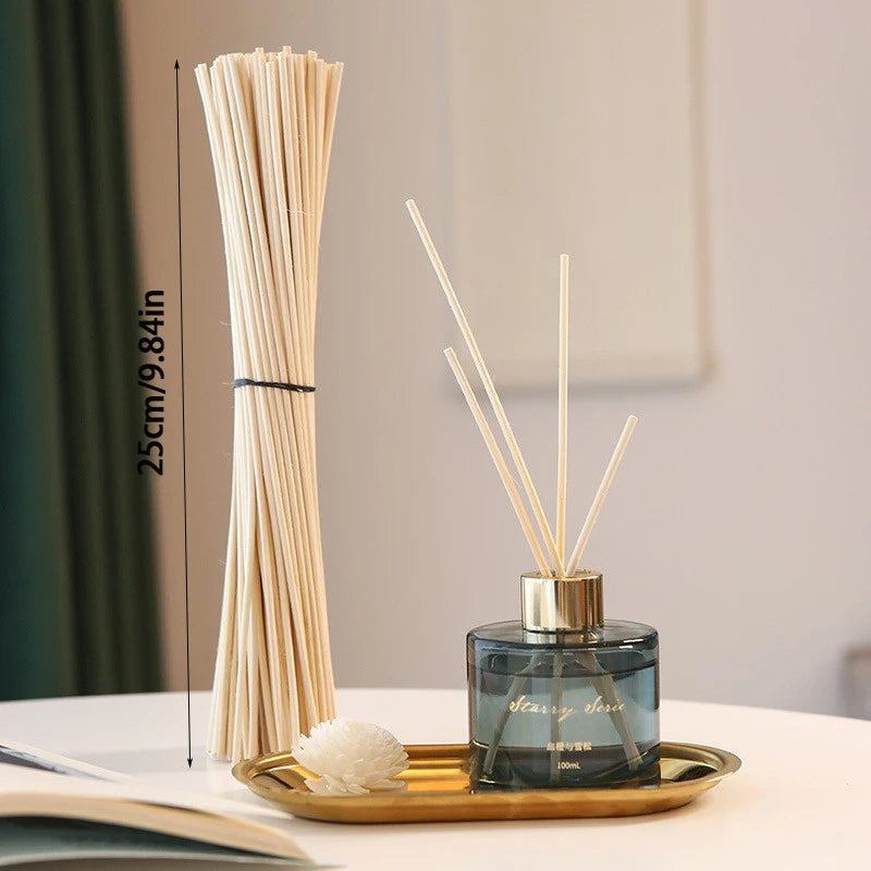Rattan Reed Diffuser Sticks - 6/9 Piece Artificial Flower Refill Set