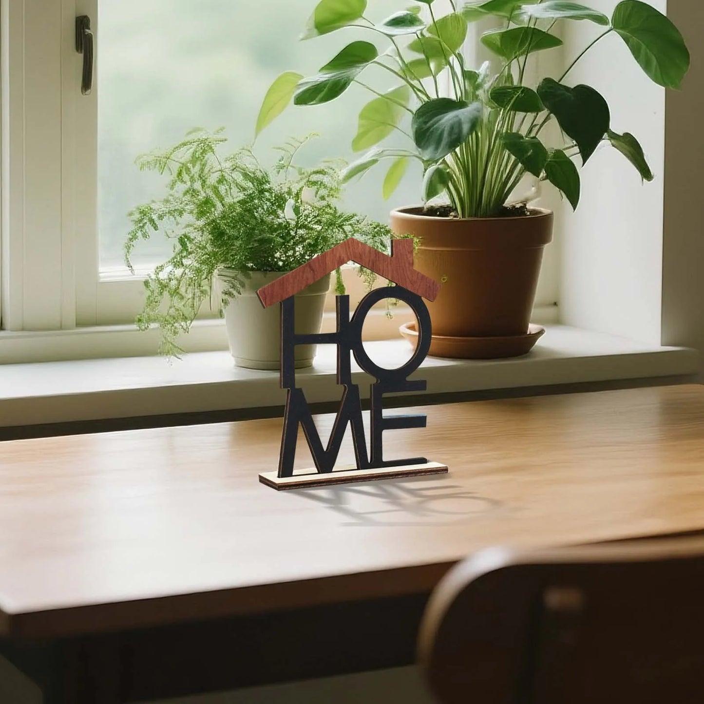 Wooden Letter Sign - Inspirational Home Decor for Shelves & Tables