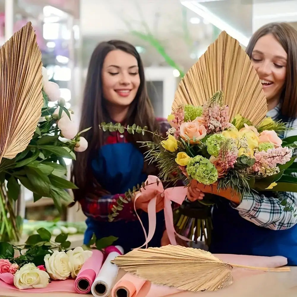 Dried Palm Fan Leaf - Natural Wedding & Home Decor