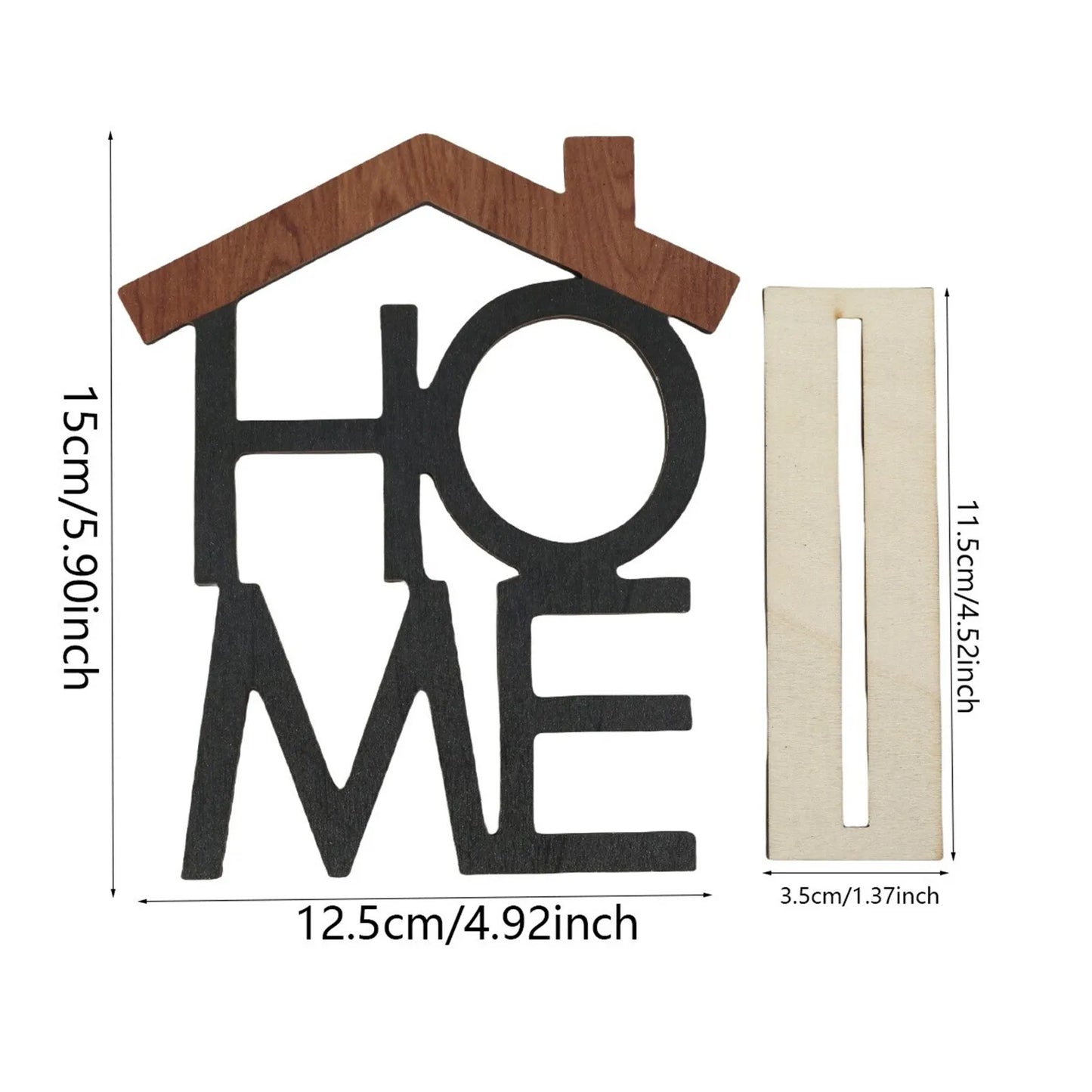 Wooden Letter Sign - Inspirational Home Decor for Shelves & Tables