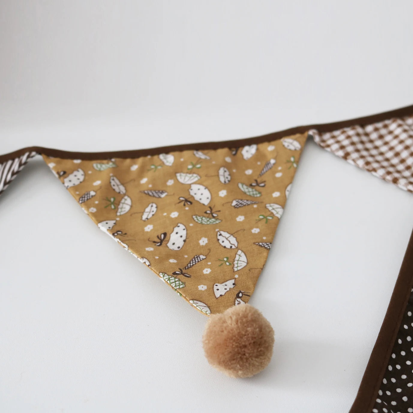 Nordic Cotton Garland - Floral Dots Hanging Decor for Kids & Nursery