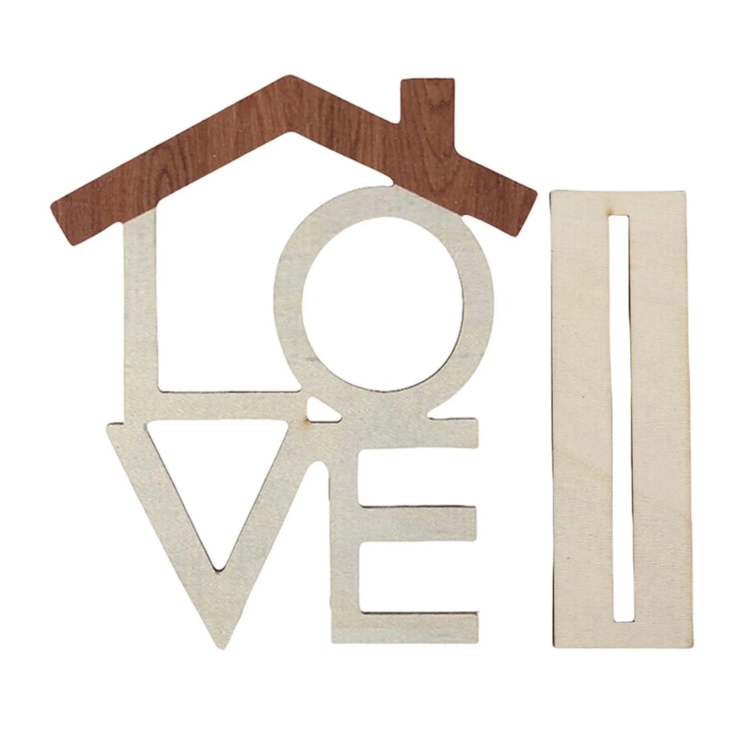 Wooden Letter Sign - Inspirational Home Decor for Shelves & Tables