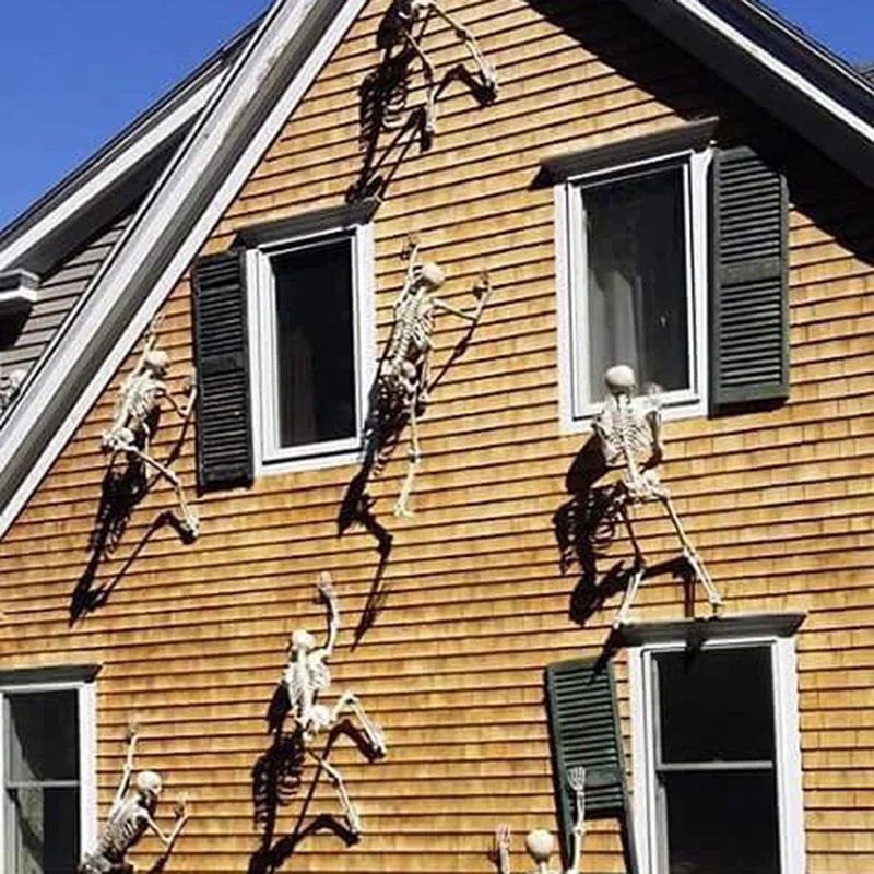 Life-Size Movable Skeleton - Halloween Haunted House Prop Decoration