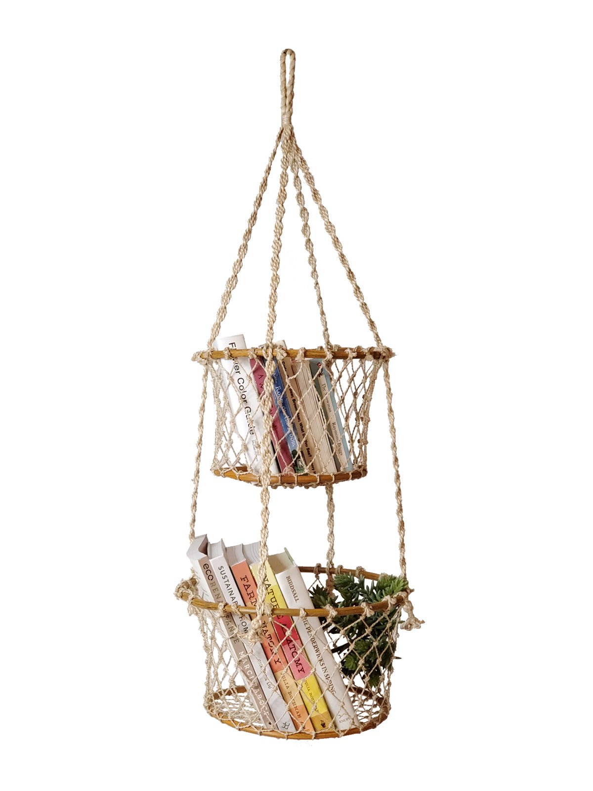 Jhuri Double Hanging Basket - HavenlyCo