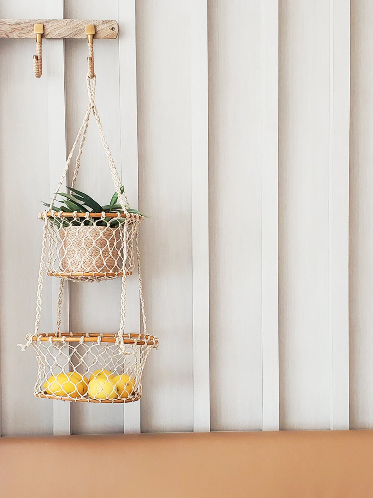 Jhuri Double Hanging Basket - HavenlyCo