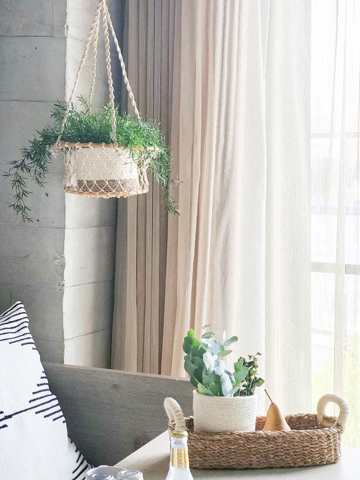 Jhuri Single Hanging Basket - HavenlyCo