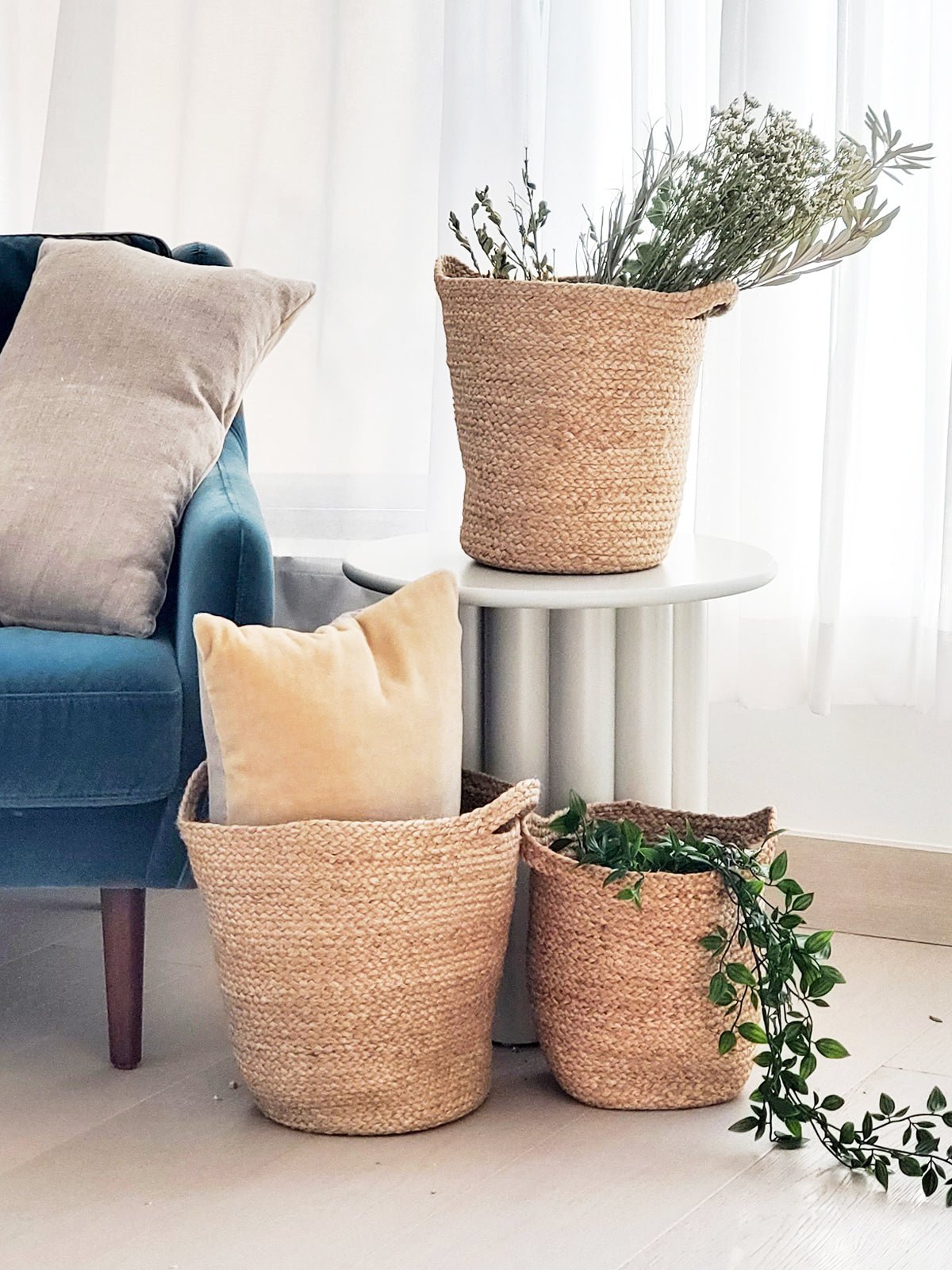 Kata Basket with Slit Handle - HavenlyCo