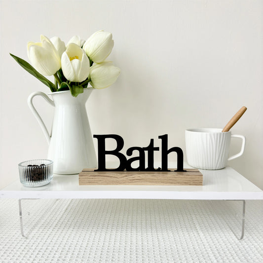 Wooden Inspirational Sign - Farmhouse Table & Shelf Decor