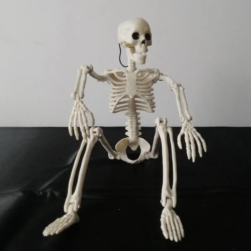 Life-Size Movable Skeleton - Halloween Haunted House Prop Decoration