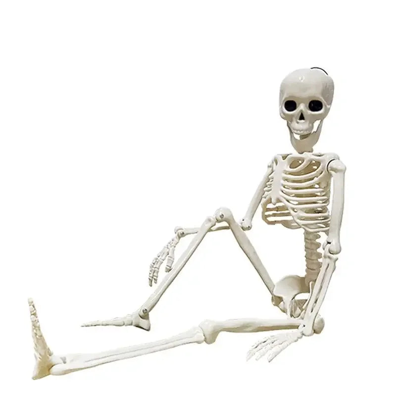 Life-Size Movable Skeleton - Halloween Haunted House Prop Decoration