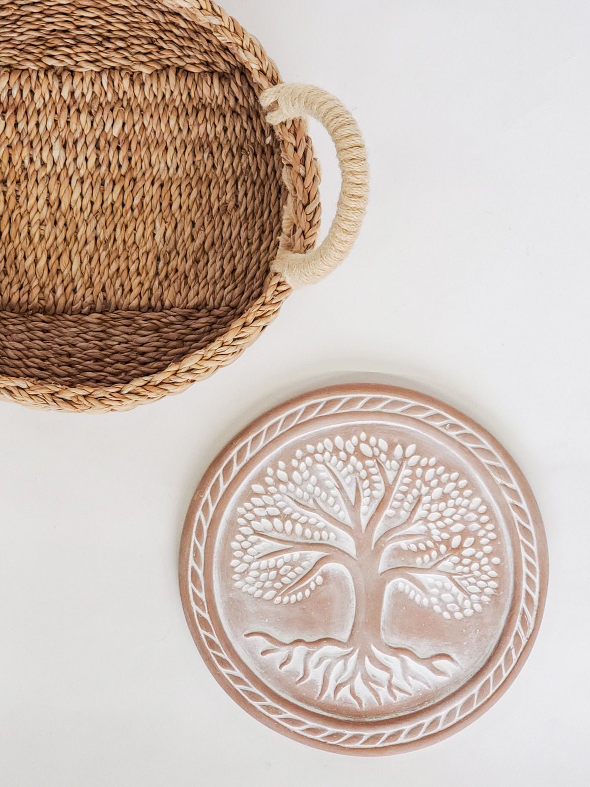 Bread Warmer & Basket - Tree of Life Round - HavenlyCo