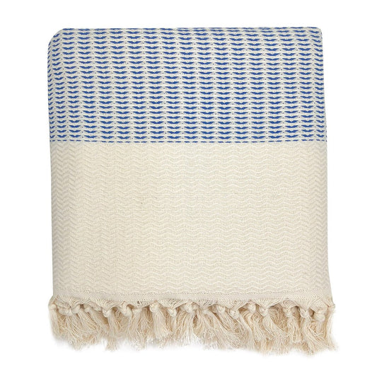 Plush Wavy Turkish Throw - HavenlyCo