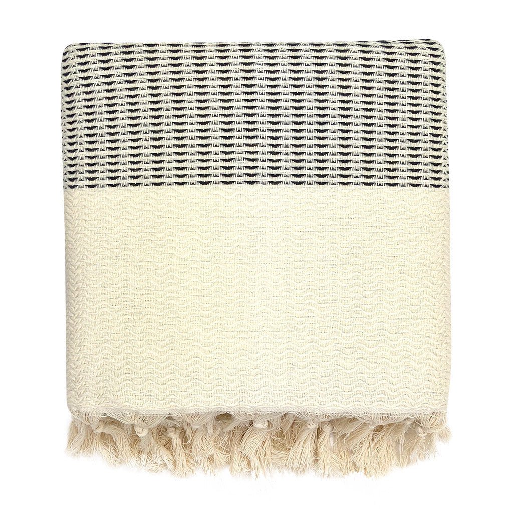 Plush Wavy Turkish Throw - HavenlyCo