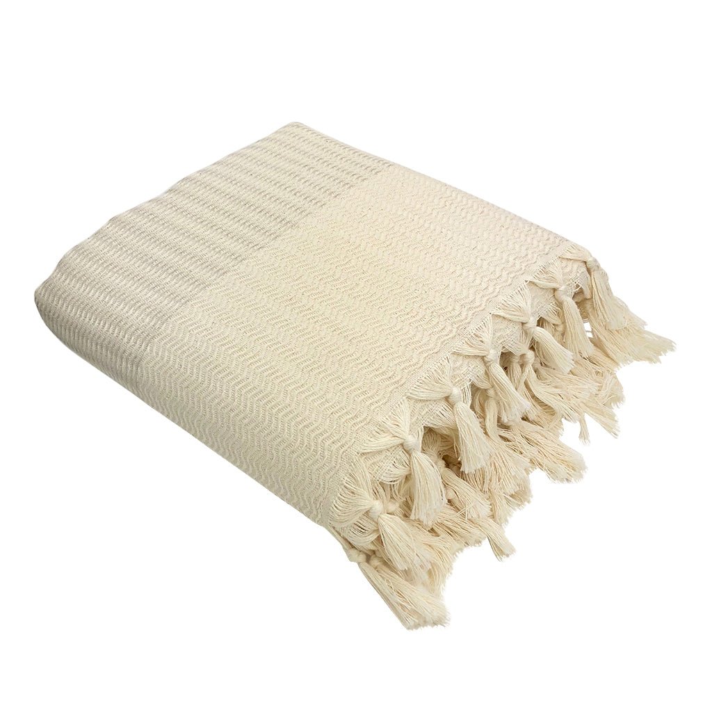 Plush Wavy Turkish Throw - HavenlyCo